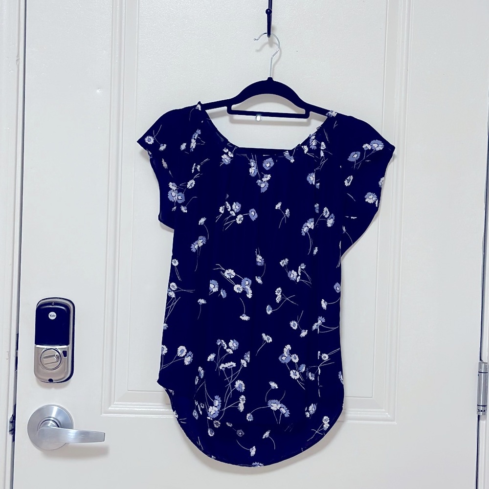 Lauren Conrad Floral Blouse